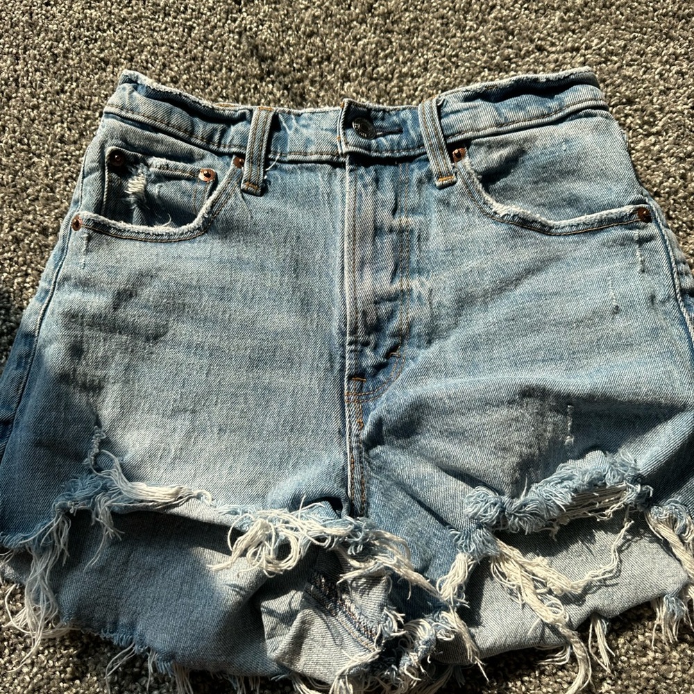 Abercrombie & Fitch Blue Jean Shorts